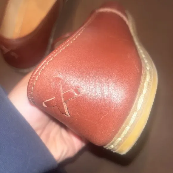 Charix Bordeaux Slip on Loafers dark maroon/brown size 39