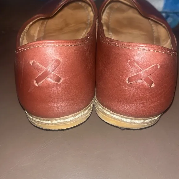 Charix Bordeaux Slip on Loafers dark maroon/brown size 39