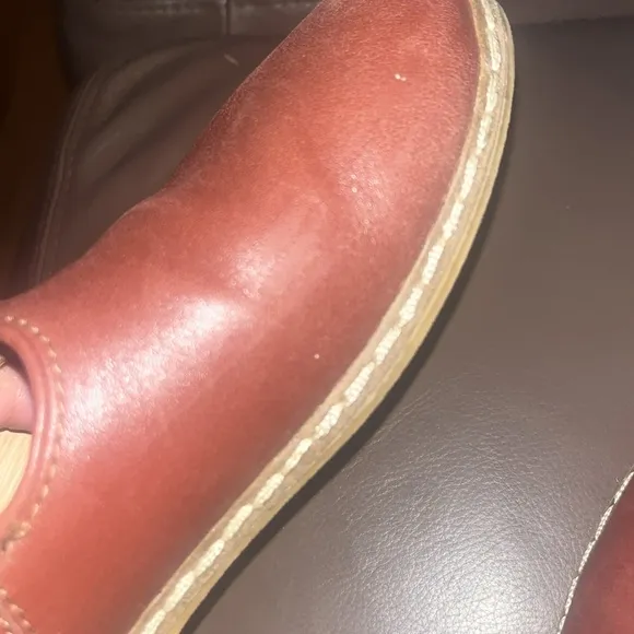 Charix Bordeaux Slip on Loafers dark maroon/brown size 39