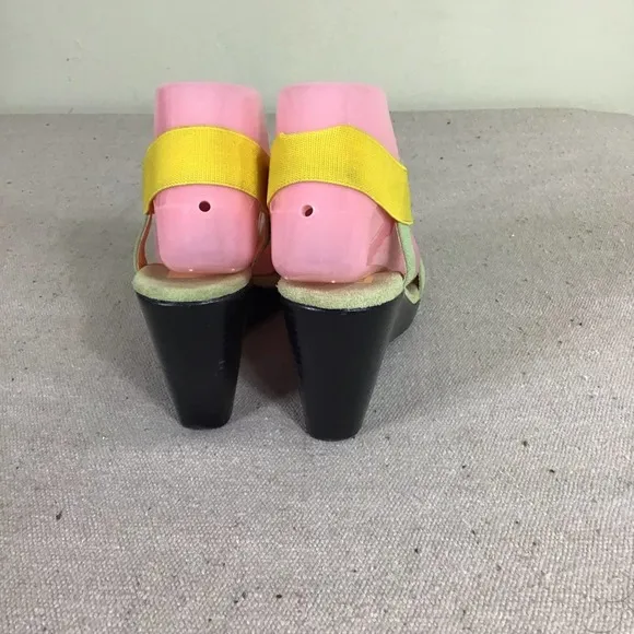 Charleston Shoe Company Comfort low Wedge sandals Women Size 7