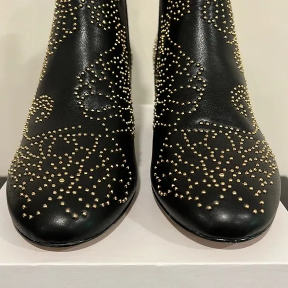 Chico’s Adele Embellished Booties Size 8