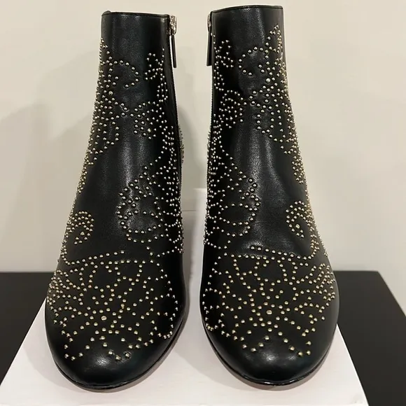 Chico’s Adele Embellished Booties Size 8