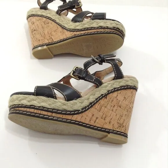 Chinese Laundry Strappy Wedge Sandals NWOT Size 7