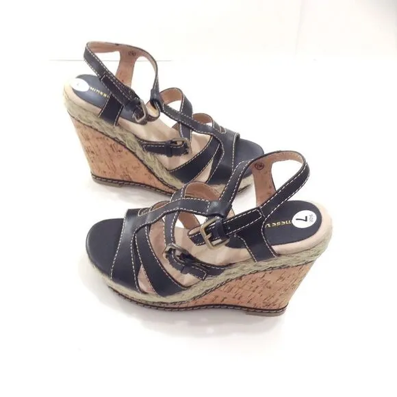 Chinese Laundry Strappy Wedge Sandals NWOT Size 7