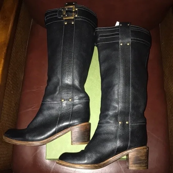 Chloe C Buckle Riding Boots