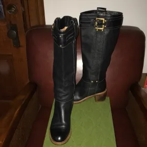 Chloe C Buckle Riding Boots