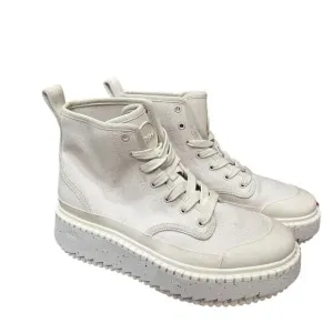 Chloe Off-White Milk Lilli Desert Ankle Boots Size 40 / US 10 Womens