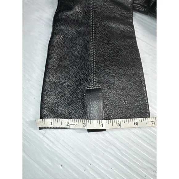 Chloe Women's Pebbled Leather Knee-High Riding Boots Black Size 36.5 / 6.5 US