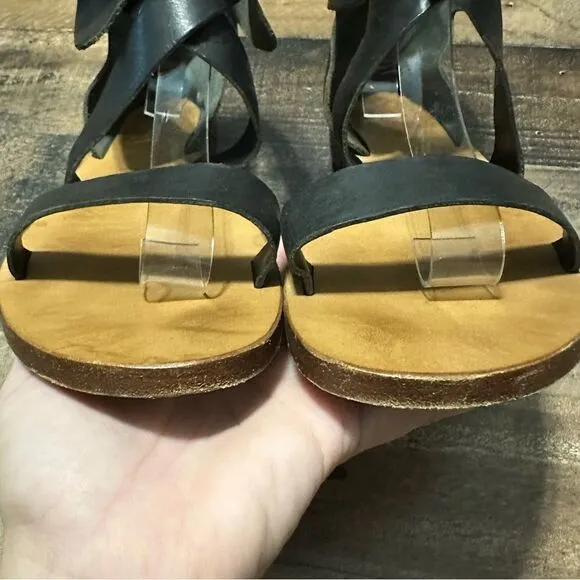 Chloe Strappy Leather Sandals