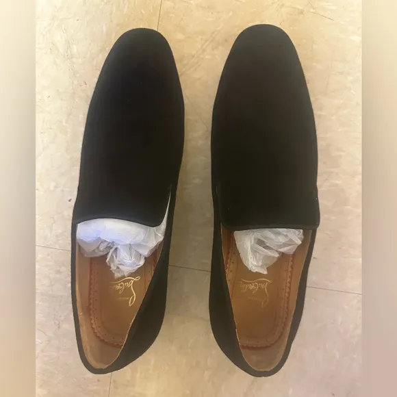 Christian Louboutin Dandelion Loafers Black Suede