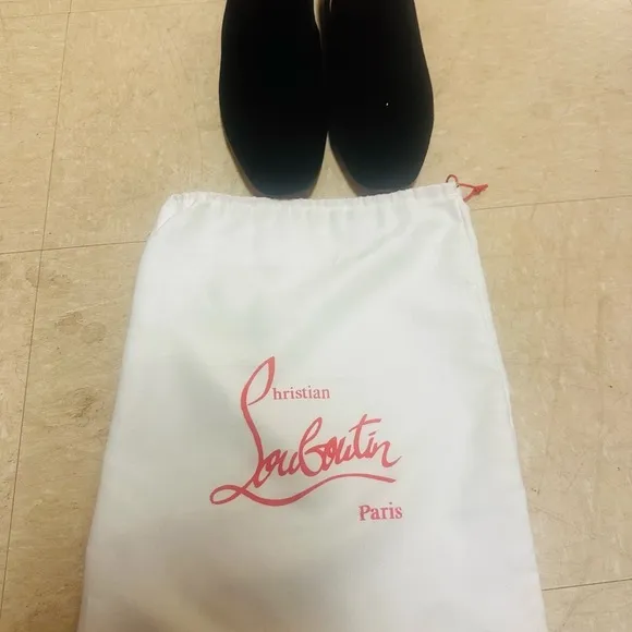 Christian Louboutin Dandelion Loafers Black Suede