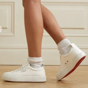 CHRISTIAN LOUBOUTIN Simplerui Canvas Sneakers Size 37.5