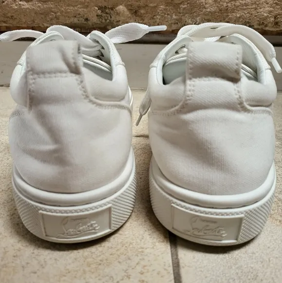 CHRISTIAN LOUBOUTIN Simplerui Canvas Sneakers Size 37.5