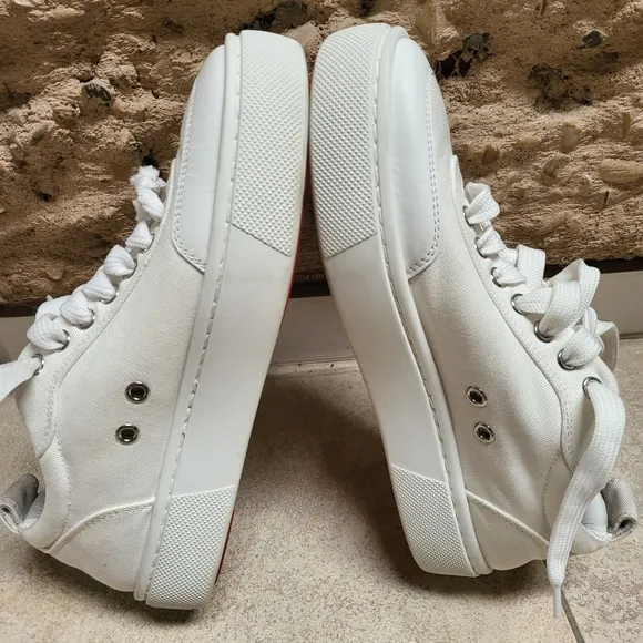 CHRISTIAN LOUBOUTIN Simplerui Canvas Sneakers Size 37.5