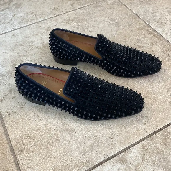 Christian Louboutin Slip-on Spike Loafers