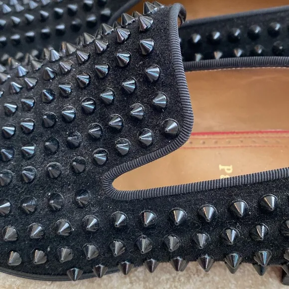 Christian Louboutin Slip-on Spike Loafers
