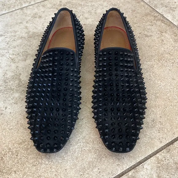 Christian Louboutin Slip-on Spike Loafers