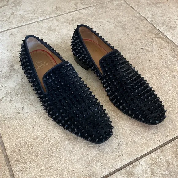Christian Louboutin Slip-on Spike Loafers