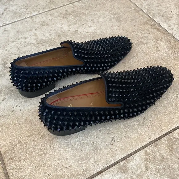 Christian Louboutin Slip-on Spike Loafers