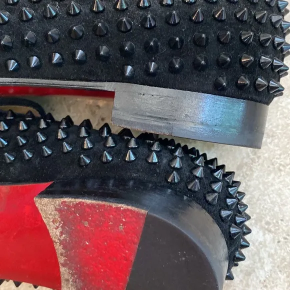 Christian Louboutin Slip-on Spike Loafers
