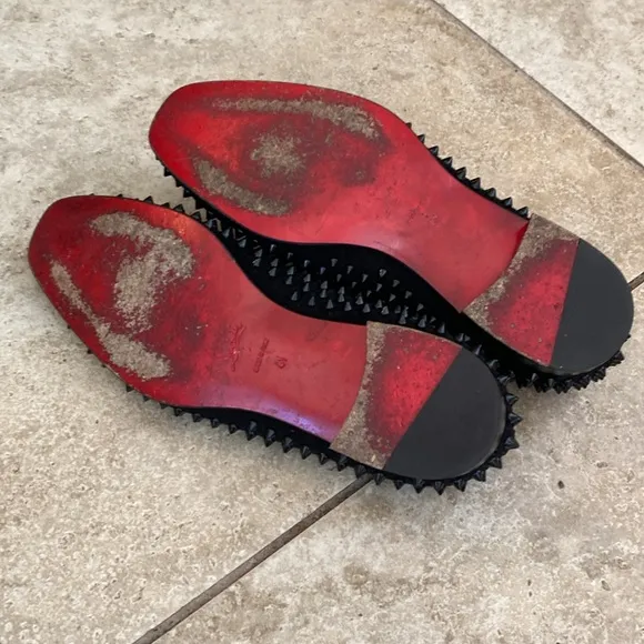 Christian Louboutin Slip-on Spike Loafers