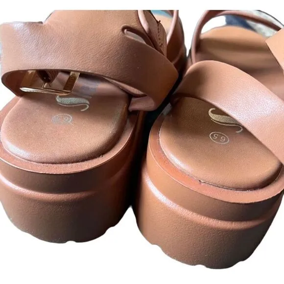 Chunky Strappy Sandals Sz 6.5