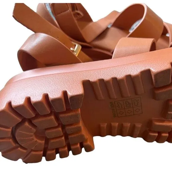 Chunky Strappy Sandals Sz 6.5