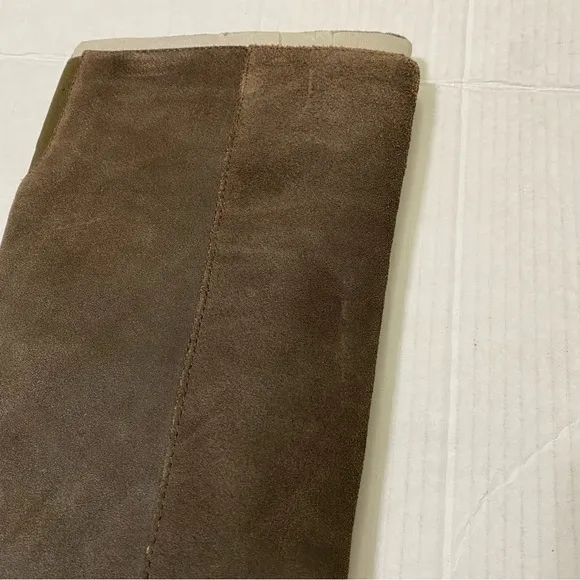 Circa Joan David Size 9.5 Grey Suede Knee High Ralco Riding Boots