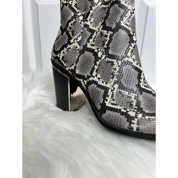 Circus By Sam Edelman Cal Cashmere Snake Print Ankle Boot Size 10 NEW