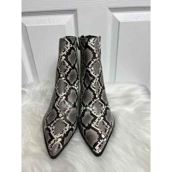 Circus By Sam Edelman Cal Cashmere Snake Print Ankle Boot Size 10 NEW