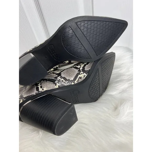 Circus By Sam Edelman Cal Cashmere Snake Print Ankle Boot Size 10 NEW