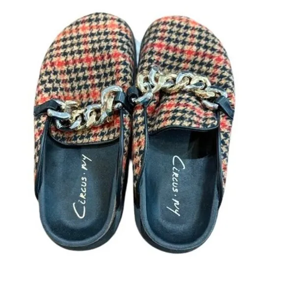 Circus NY by Sam Edelman Slip-on Loafers in Red Herringbone – Size 5M