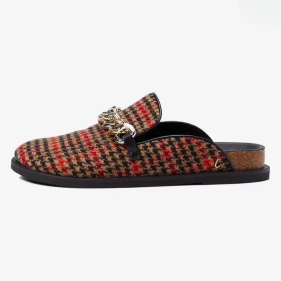 Circus NY by Sam Edelman Slip-on Loafers in Red Herringbone – Size 5M