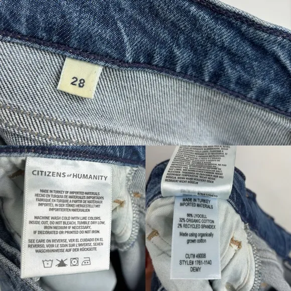 Citizens of Humanity Demy Cropped High-rise Flared Jeans In Moments Size 28