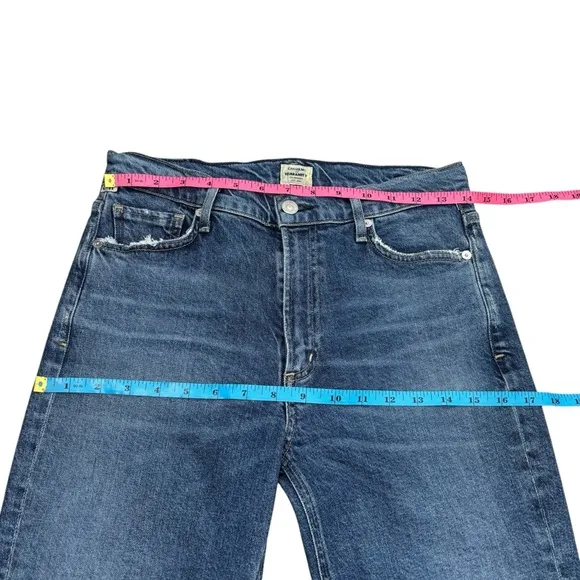 Citizens of Humanity Demy Cropped High-rise Flared Jeans In Moments Size 28