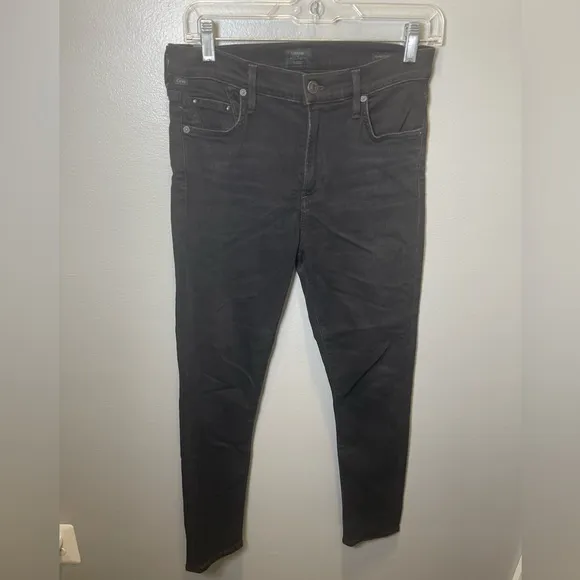 Citizens of Humanity Women's Rocket High Rise Skinny Black Size 27‎