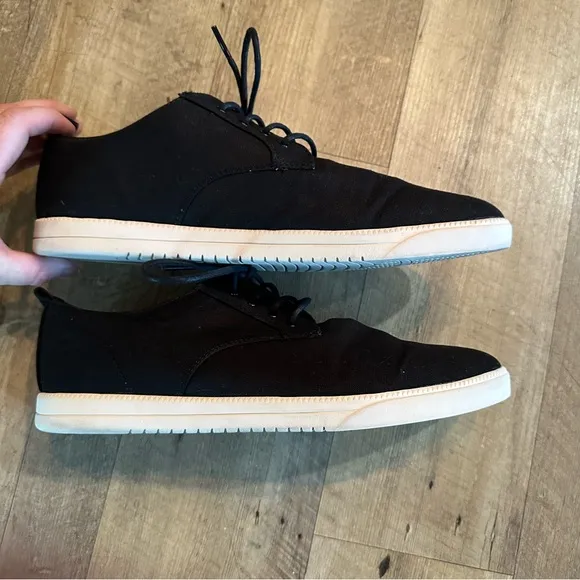 Clae Ellington Black Textile Sneakers