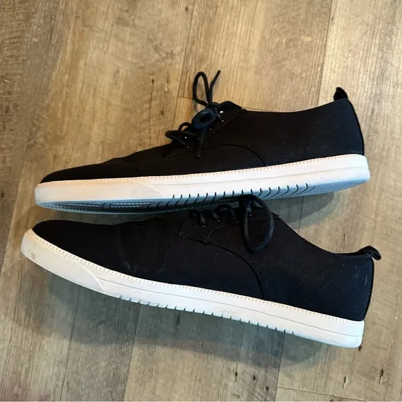 Clae Ellington Black Textile Sneakers
