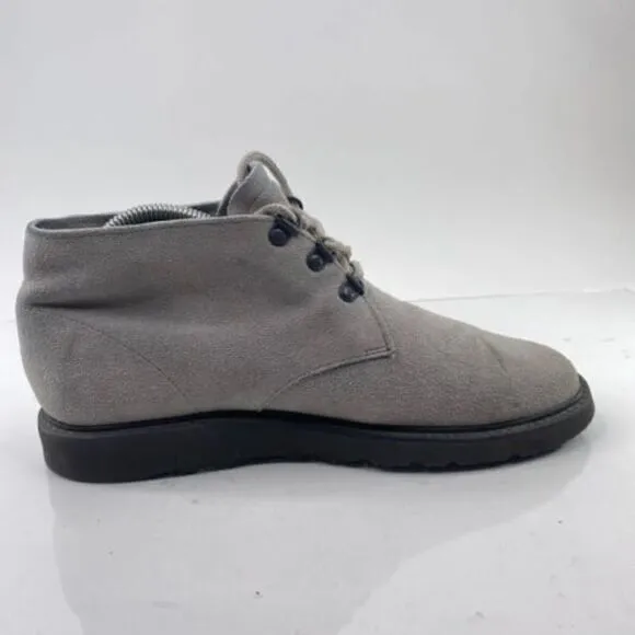 Clae Strayhorn Vibram Men’s Sz 8.5 Gray Suede Desert Boots Chukka Boots CLA01265