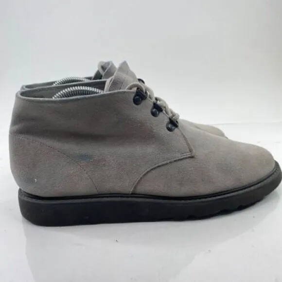 Clae Strayhorn Vibram Men’s Sz 8.5 Gray Suede Desert Boots Chukka Boots CLA01265