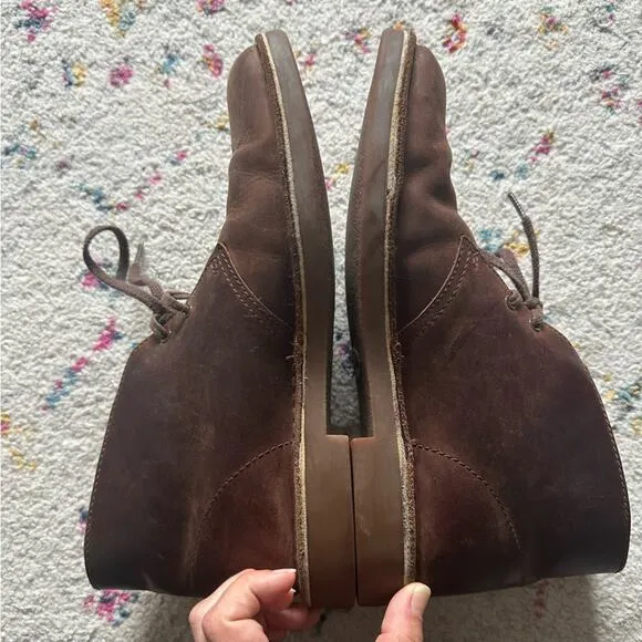 Clarks Ankle Chukka Bushacre Boots Desert Brown Leather - Mens Size US 9 M 15260