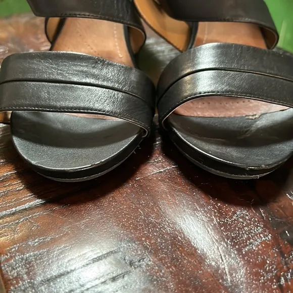 Clark's Artisan Acina Newport Wedge Sandals size 11