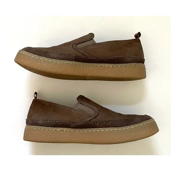 Clarks Barleigh Slip On Loafers Taupe Brown Size 6