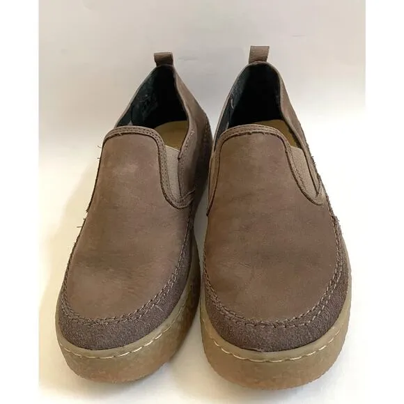 Clarks Barleigh Slip On Loafers Taupe Brown Size 6