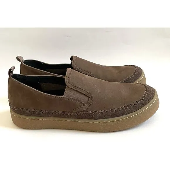 Clarks Barleigh Slip On Loafers Taupe Brown Size 6