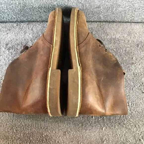 Clarks Beeswax Mens Desert Boots Sz 10M Brown EUC