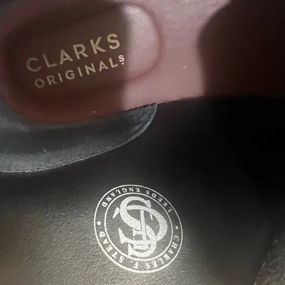 Clarks black suede Chukka Desert Boots. Size‎ 12