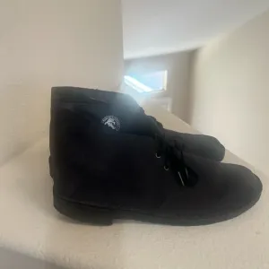 Clarks black suede Chukka Desert Boots. Size‎ 12
