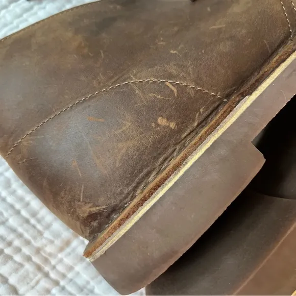 Clarks | Brown Leather Bushacre Chukka Ankle Desert Chukka Boots 15260