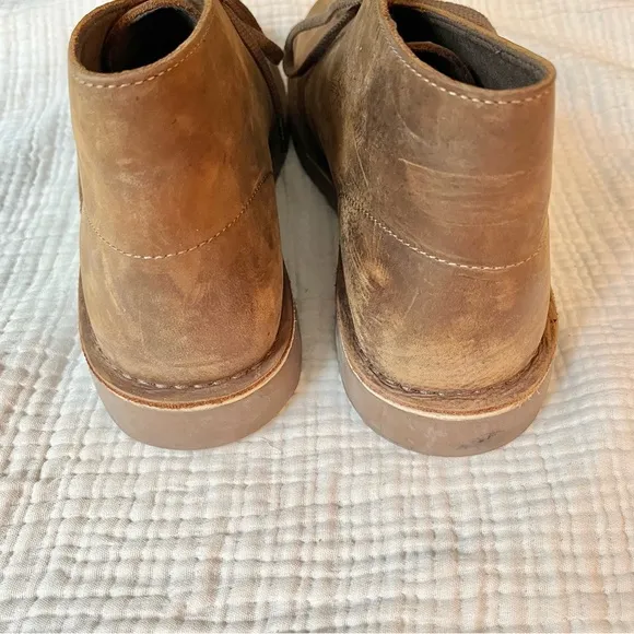 Clarks | Brown Leather Bushacre Chukka Ankle Desert Chukka Boots 15260